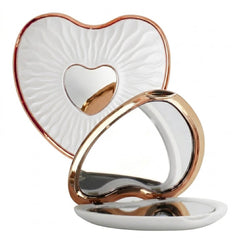 Abou Yousef 2X Magnifying Heart Cosmetic Mirror