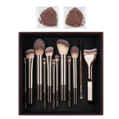 20pcs Makeup Brush + 2Pcs Sponge Set
