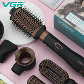 Vgr V-491 Blow Dryer Hot Air Styler 6 In 1 Curling And Drying