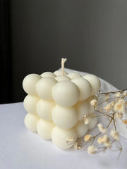 Bubble Cube Candle