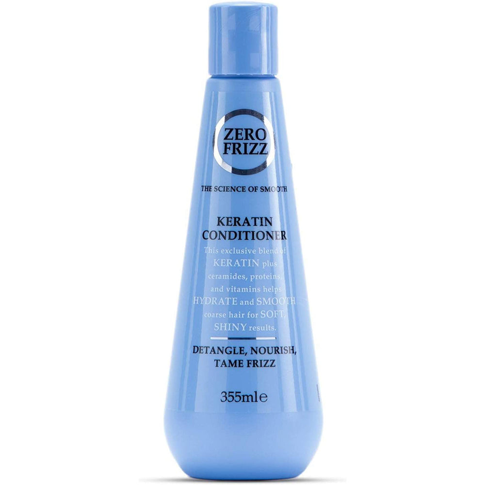Zero Frizz Conditioner Keratin for Dry Hair 355ml