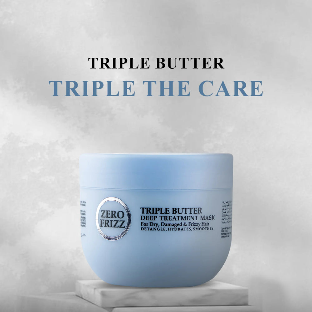 Zero Frizz Triple Butter Deep Treatment Hair Mask 470 ml