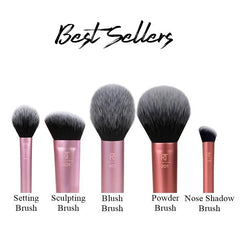 Real Techniques Face Essentials Makeup Brush Set - 5pcs