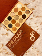 Sheglam Eyeshadow Palette 15-Color Matte Gilding Shimmer