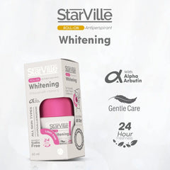 Starville Roll On Antiperspirant Whitening Light Pink 60 ml