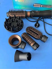 Vgr V-491 Blow Dryer Hot Air Styler 6 In 1 Curling And Drying