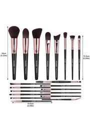 SheIn Mang Luxury Professional Makeup Brush Set 21 Pieces - Black