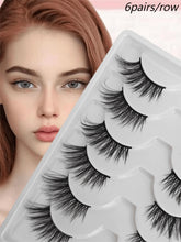 shein 6 pairs Set Cat Eye Style Natural Short