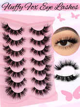shein Lashes Cat Eye Style 7 pairs