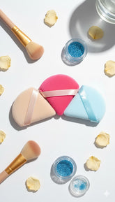 Sweet Beauty Triangle Makeup Puff 3 Pcs