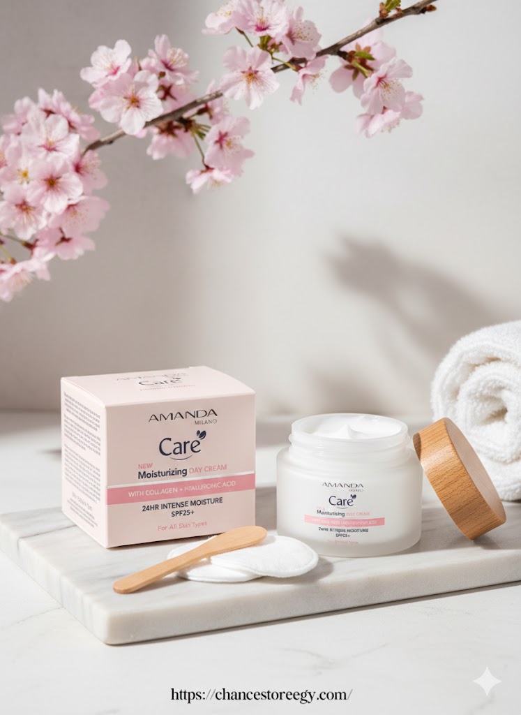 اماندا كريم النهار بالكولاجين و حمض الهيالورونيك و حماية من الشمس SPF25+
