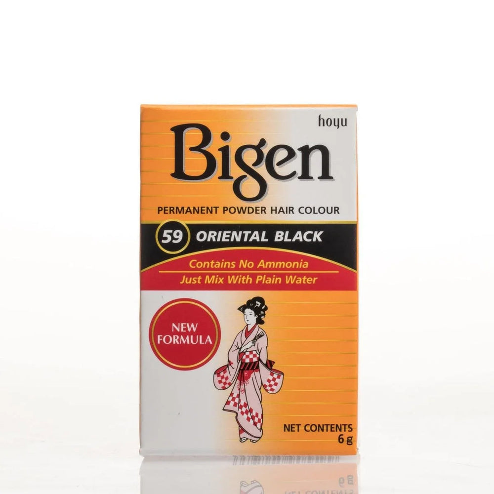 Bigen Permanent Powder Hair Color 59 Oriental Black