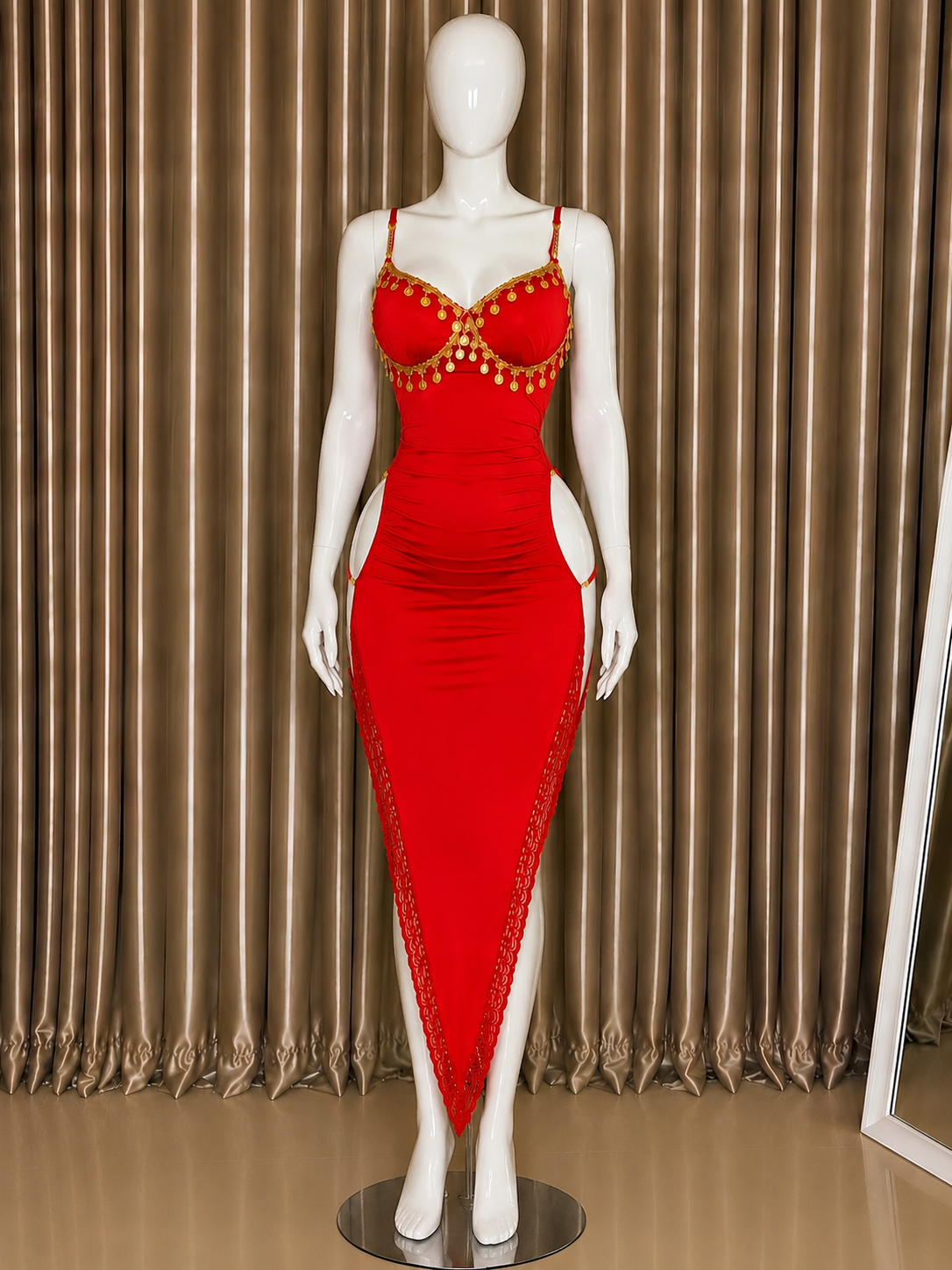Women's Cut Out Maxi Dress