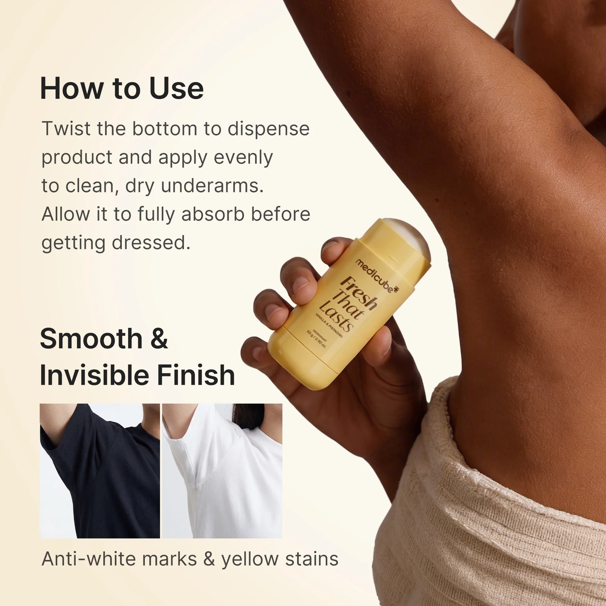Medicube Deodorant Fresh That Lasts Vanilla & Pistachio