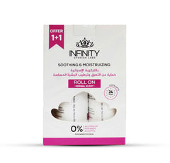 Infinity Soothing Moisturizing Roll On Herbal scent 2 Items 80 ml
