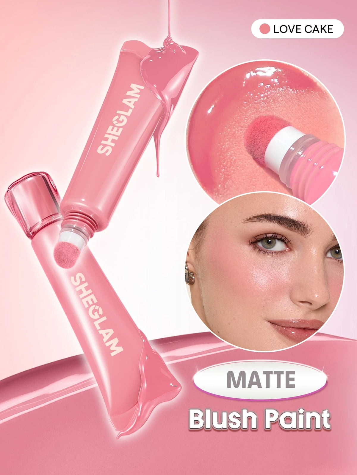Sheglam Squeeze & Dot Matte Blush Paint