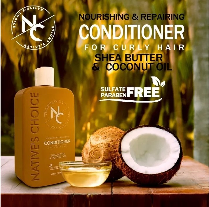 Natives Choice Conditioner With Shea Butter and Coconut Oil 475ml