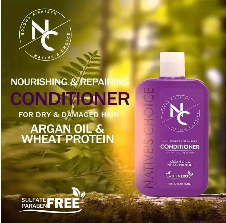 Natives Choice Conditioner With Argan Oil and Wheat Protein 475 ml