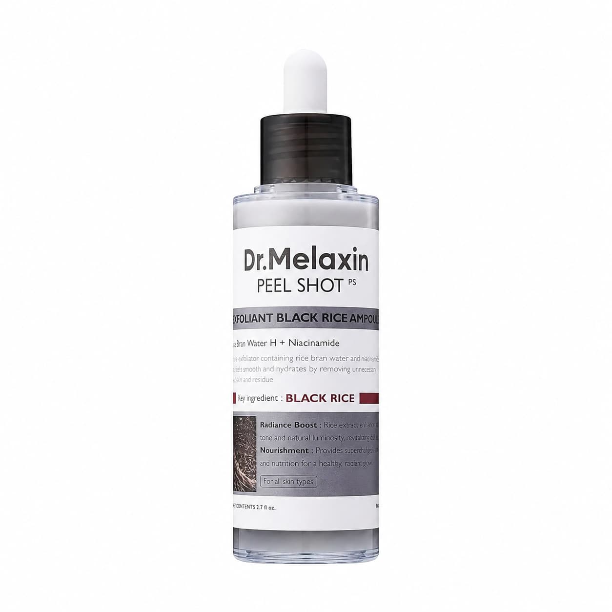 Dr.Melaxin Peel Shot Exfoliant Black Rice Ampoule 80ml