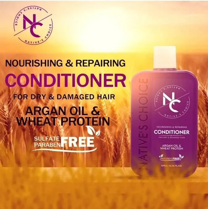 Natives Choice Conditioner With Argan Oil and Wheat Protein 475 ml