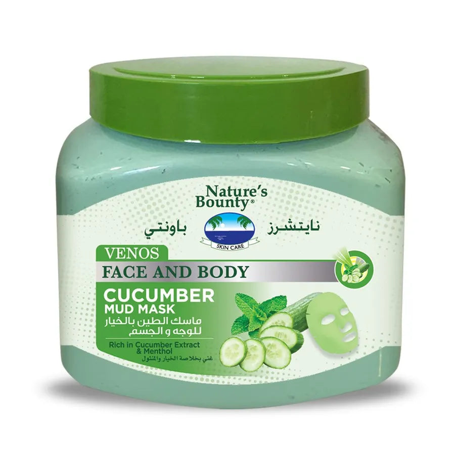 Nature's Bounty Venos Mud Mask Cucumber and menthol 560ml