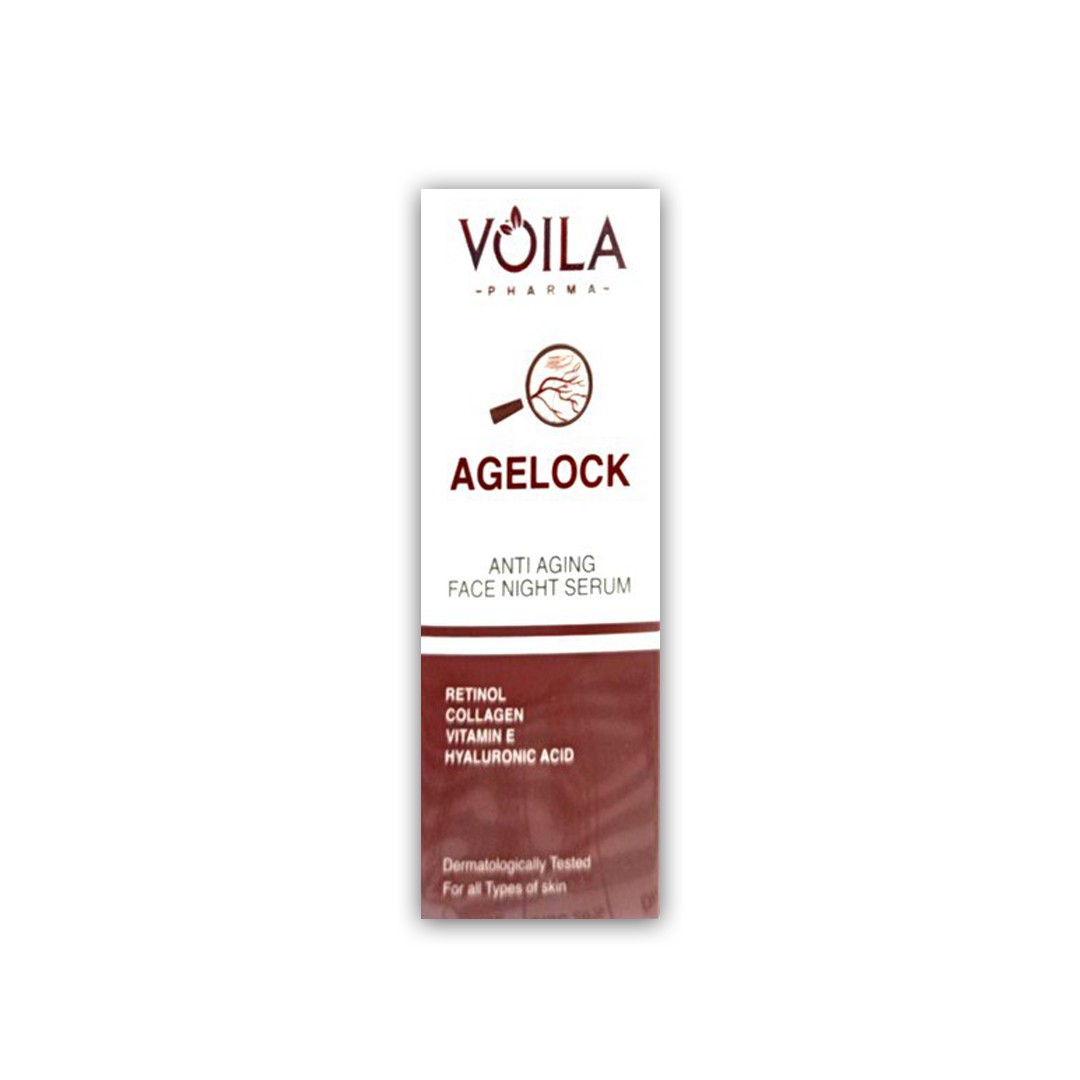 VOILA AGELOCK ANTI AGING FACE NIGHT SERUM 50ML