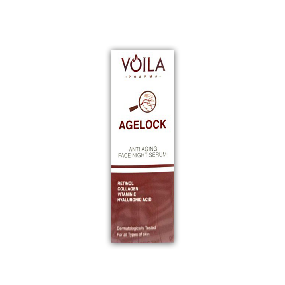 VOILA AGELOCK ANTI AGING FACE NIGHT SERUM 50ML