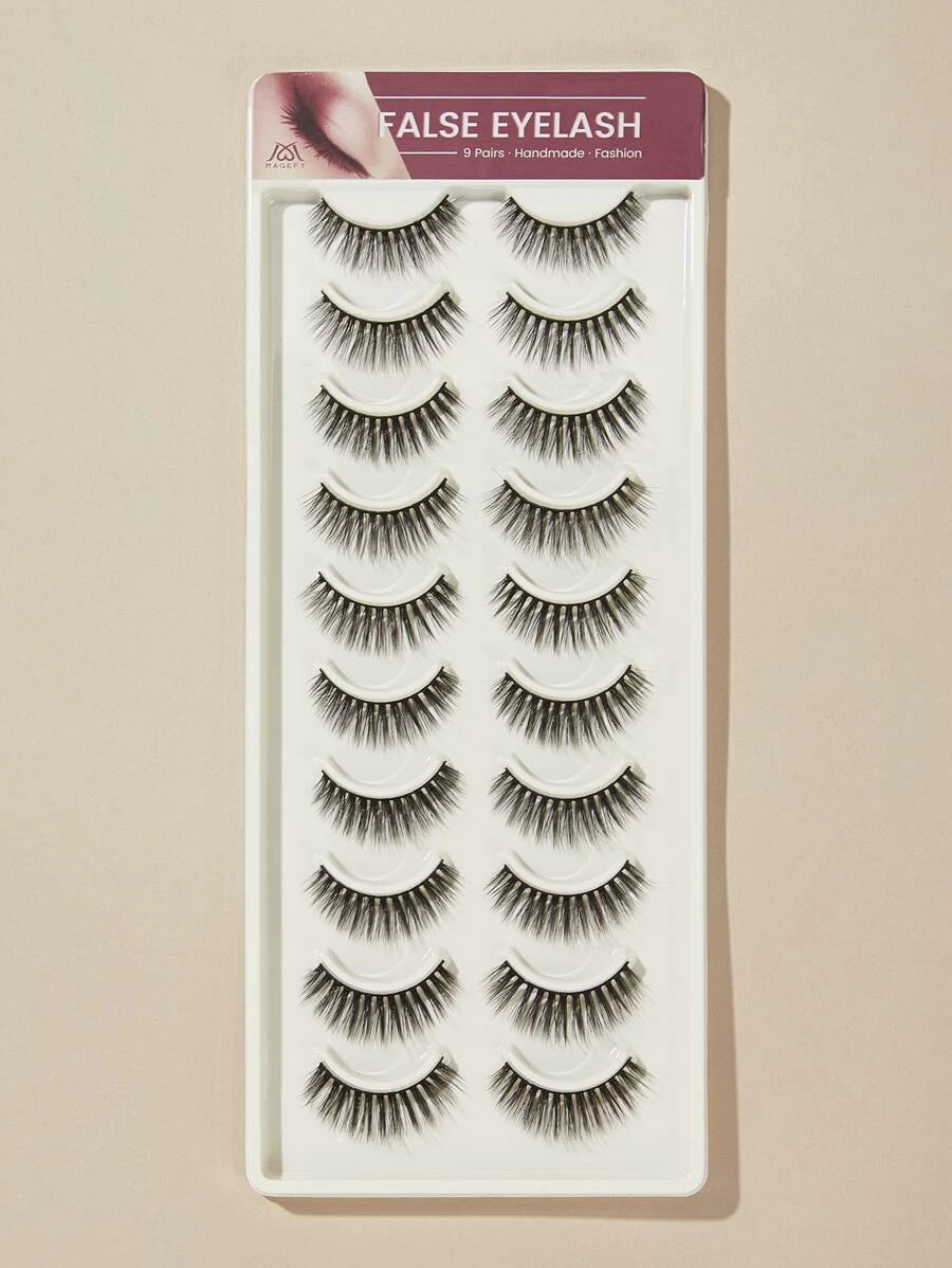Shein set of 10 pairs of eyelashes