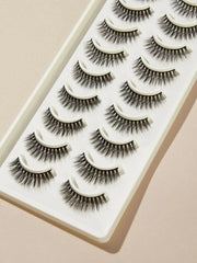 Shein set of 10 pairs of eyelashes