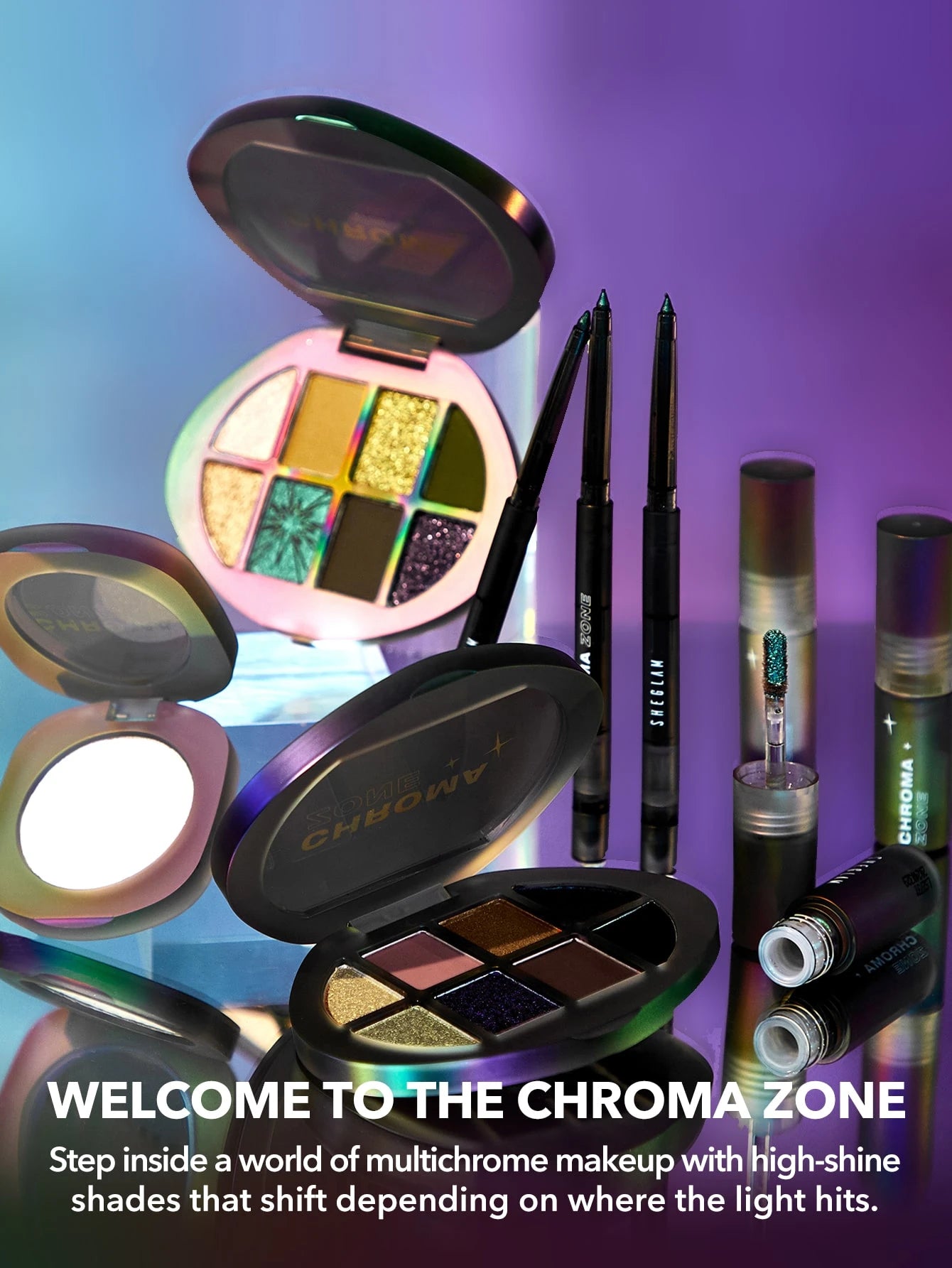 SHEGLAM Chroma Zone Multichrome Highlighter-Lucid