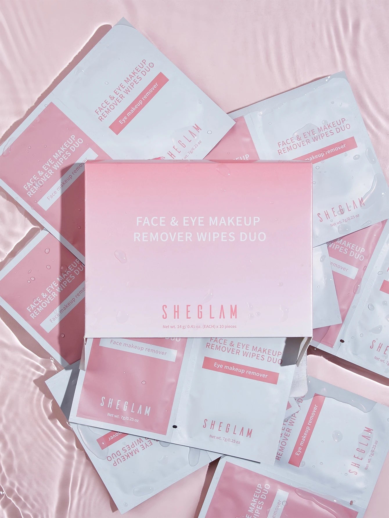 Sheglam Face And Eye Makeup Remover Wipes 10 Pcs