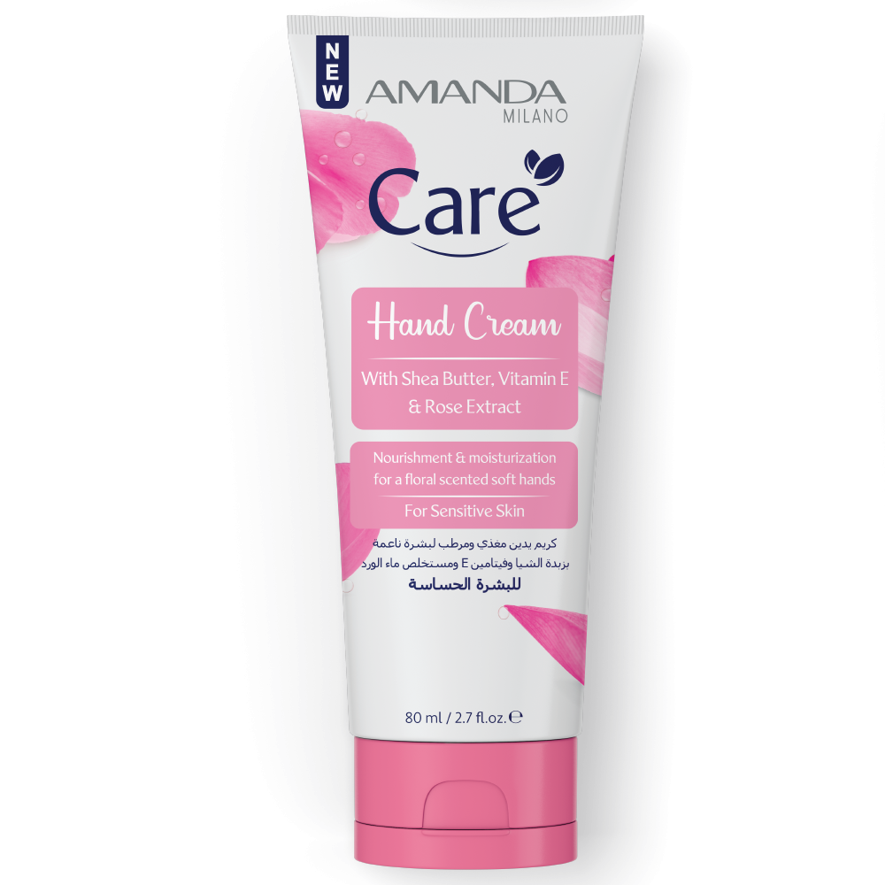 Amanda Care Hand Cream with Shea Butter  Vitamin E and Rose Extract