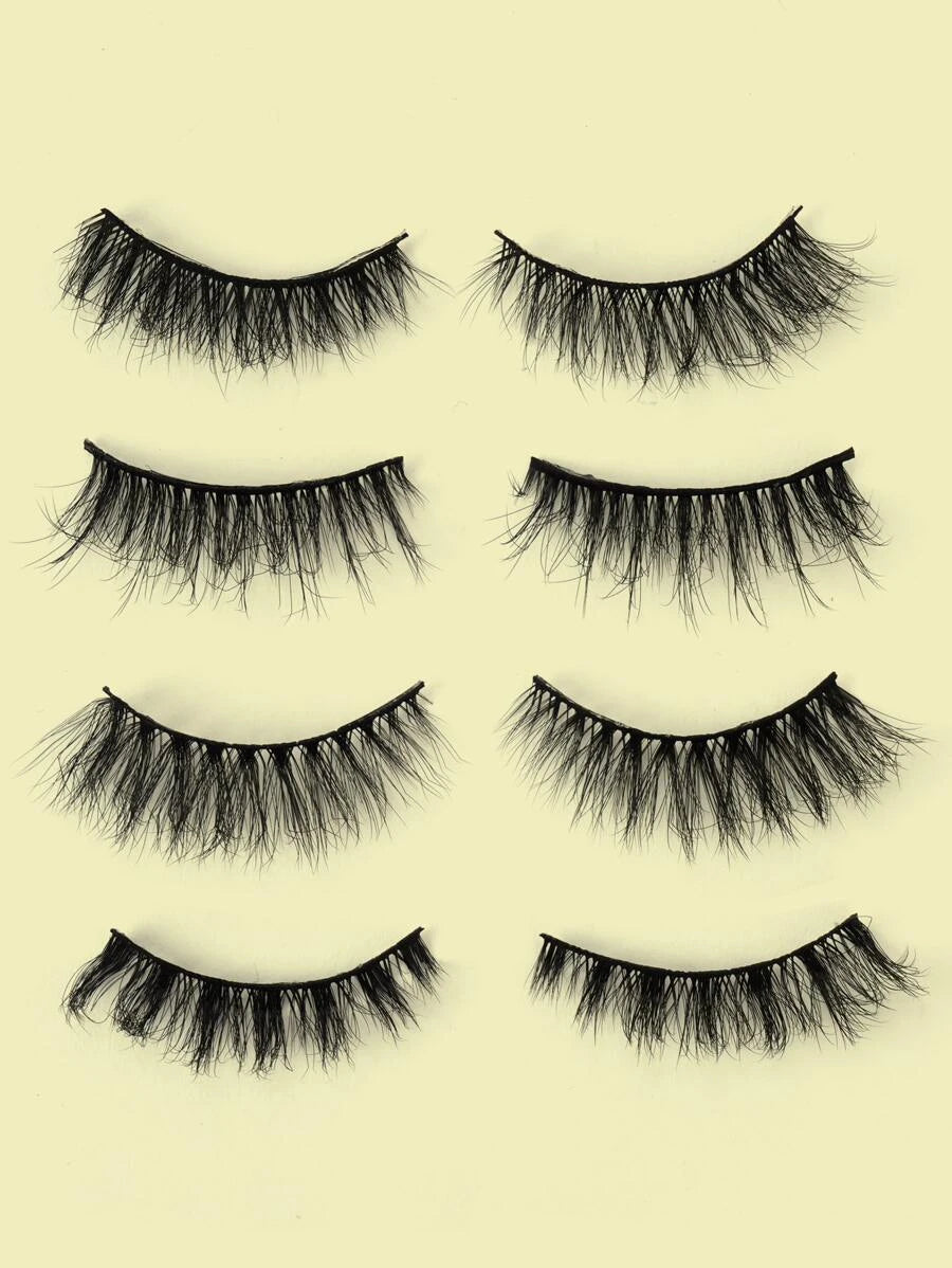 SHEIN MAGEFY MAGEFY 20 Pairs Of Natural Full Mixed Style Eyelashes