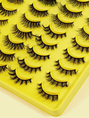 SHEIN MAGEFY MAGEFY 20 Pairs Of Natural Full Mixed Style Eyelashes