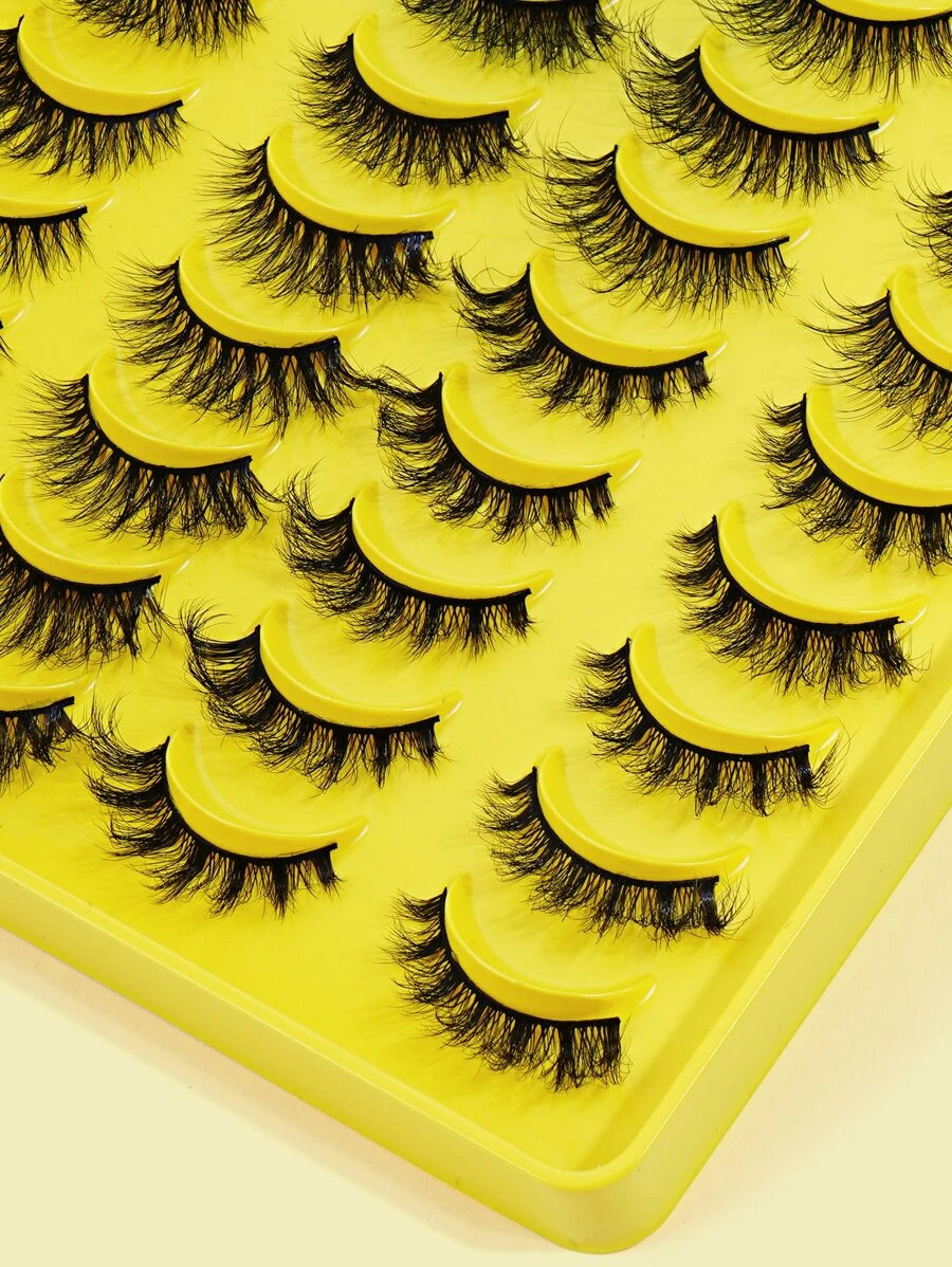 SheIn Set of 20 pairs of mixed natural false eyelashes - Y20