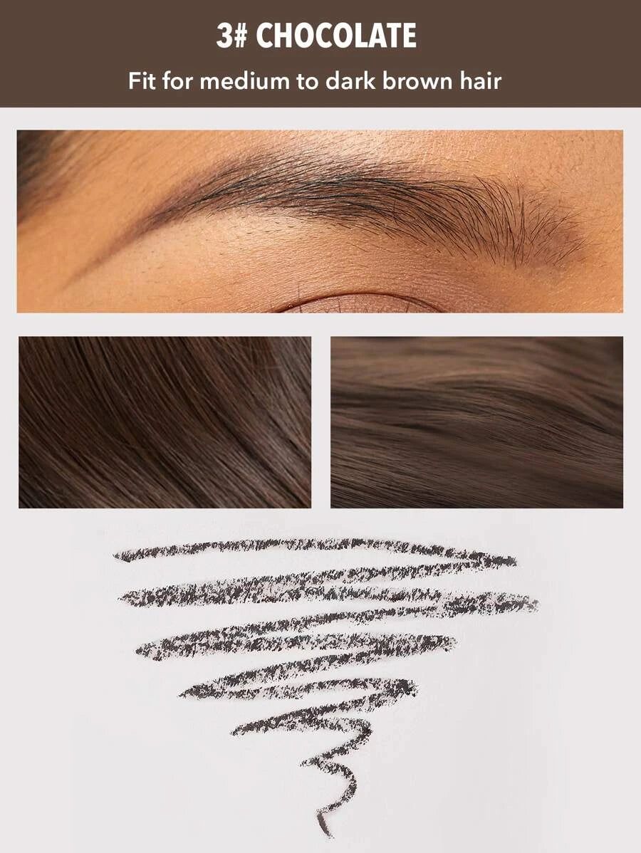 SHEGLAM Brow Goals 3-In-1 Eyebrow Pencil-Chocolate