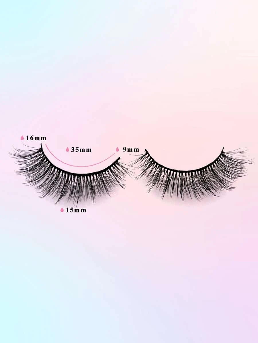 SheIn A set of 20 pairs of mixed natural false eyelashes - CAI