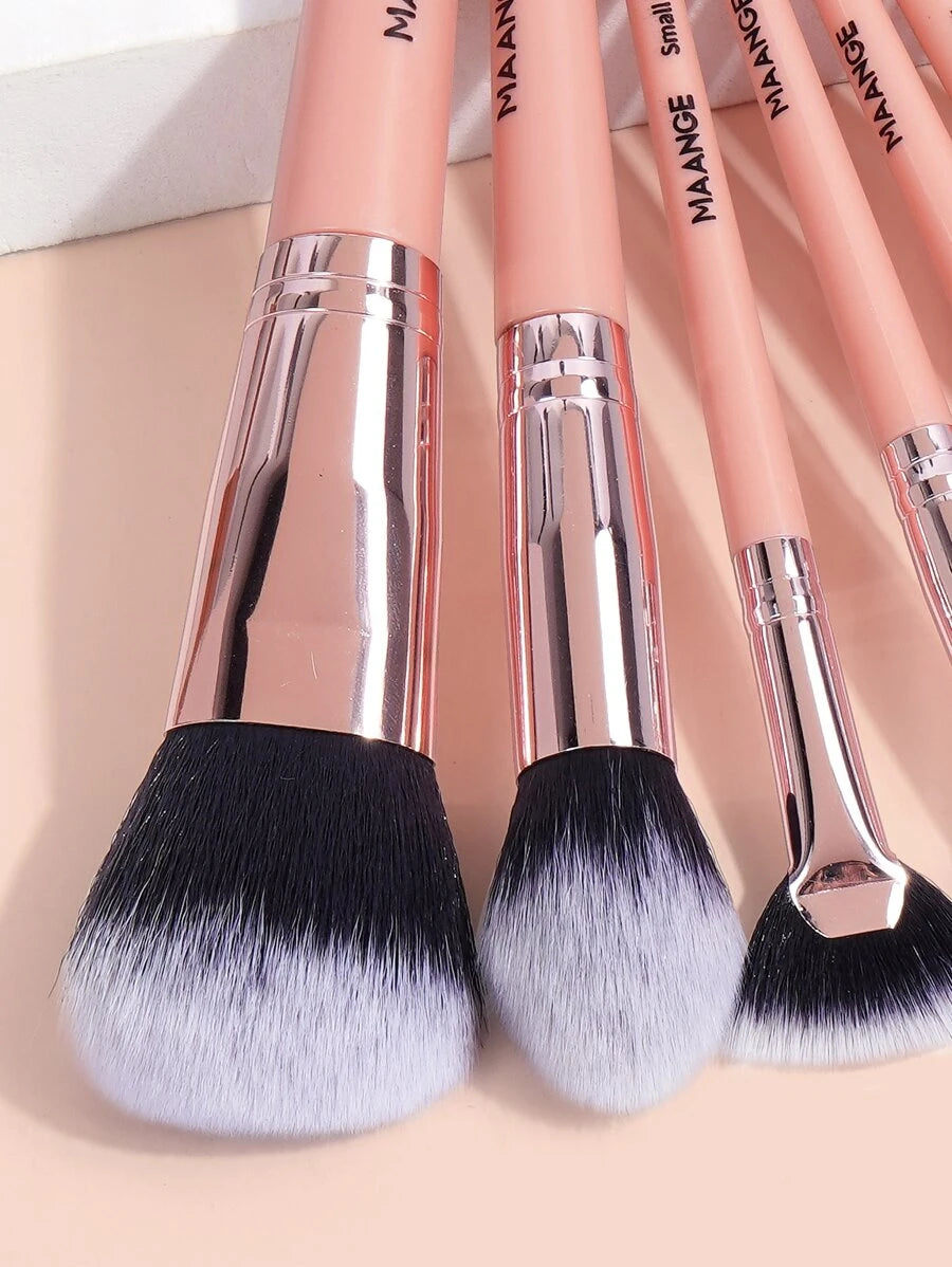 SheIn Mang Professional Makeup Brush Set 20 Pieces - Pink
