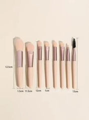 Shein Macaron Portable Make Up Set 8 Brushes