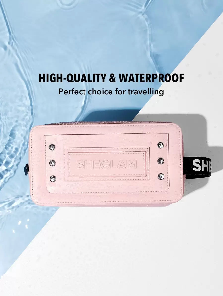 SHEGLAM Glow & Go Makeup Bag Cute Pink