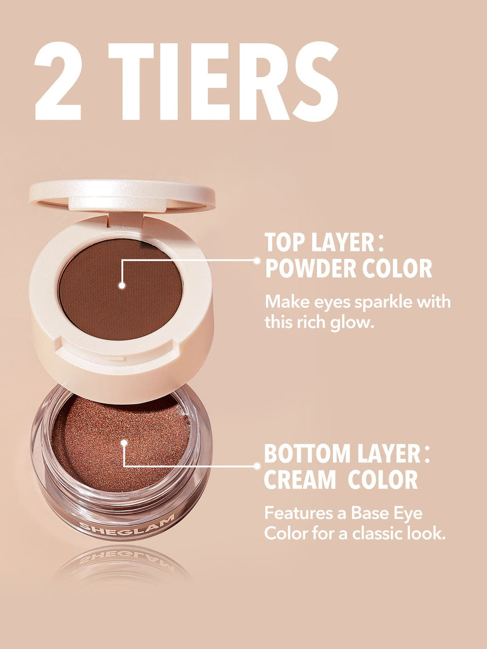 Sheglam Eyeshadow Dynamic Duo Eyeshadow - Hot Mocha