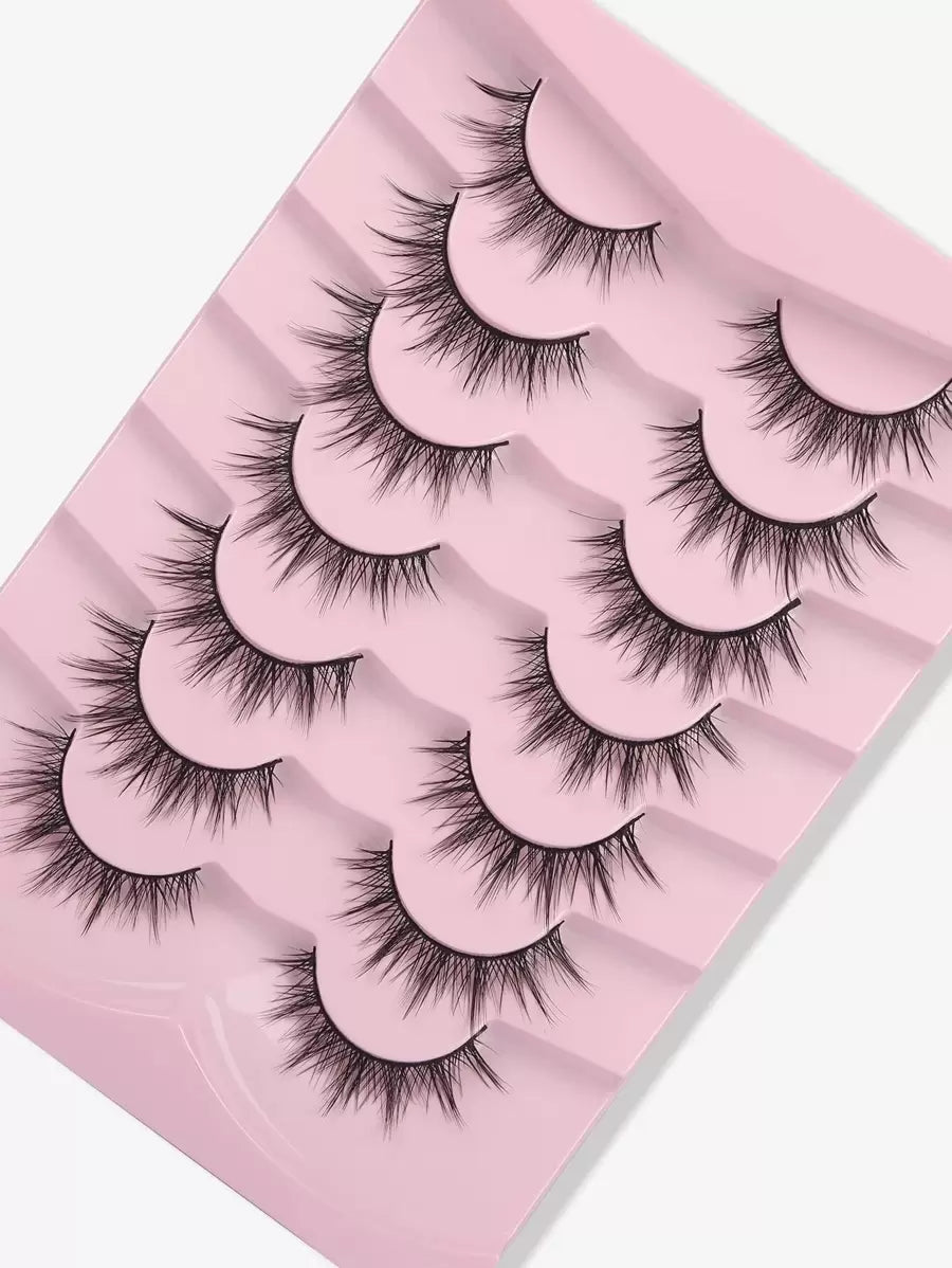 Shein Himirell Manga Lashes 7pairs Pointed Cat Eye