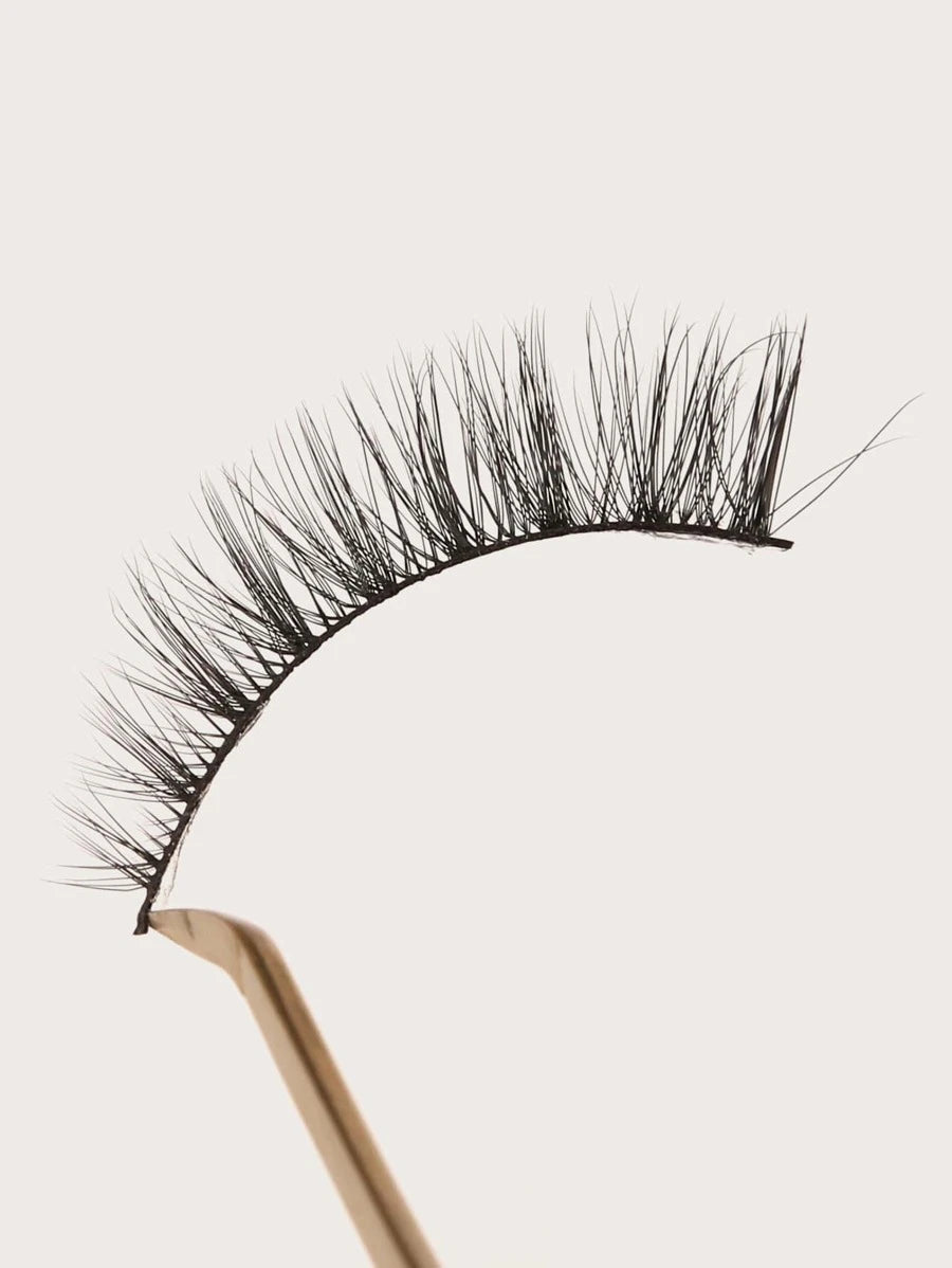  shein 10pairs 3d Fluffy Soft Cross Style Eyelashes