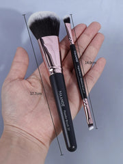 SheIn Mang Professional Makeup Brush Set 20 Pieces - Black-
