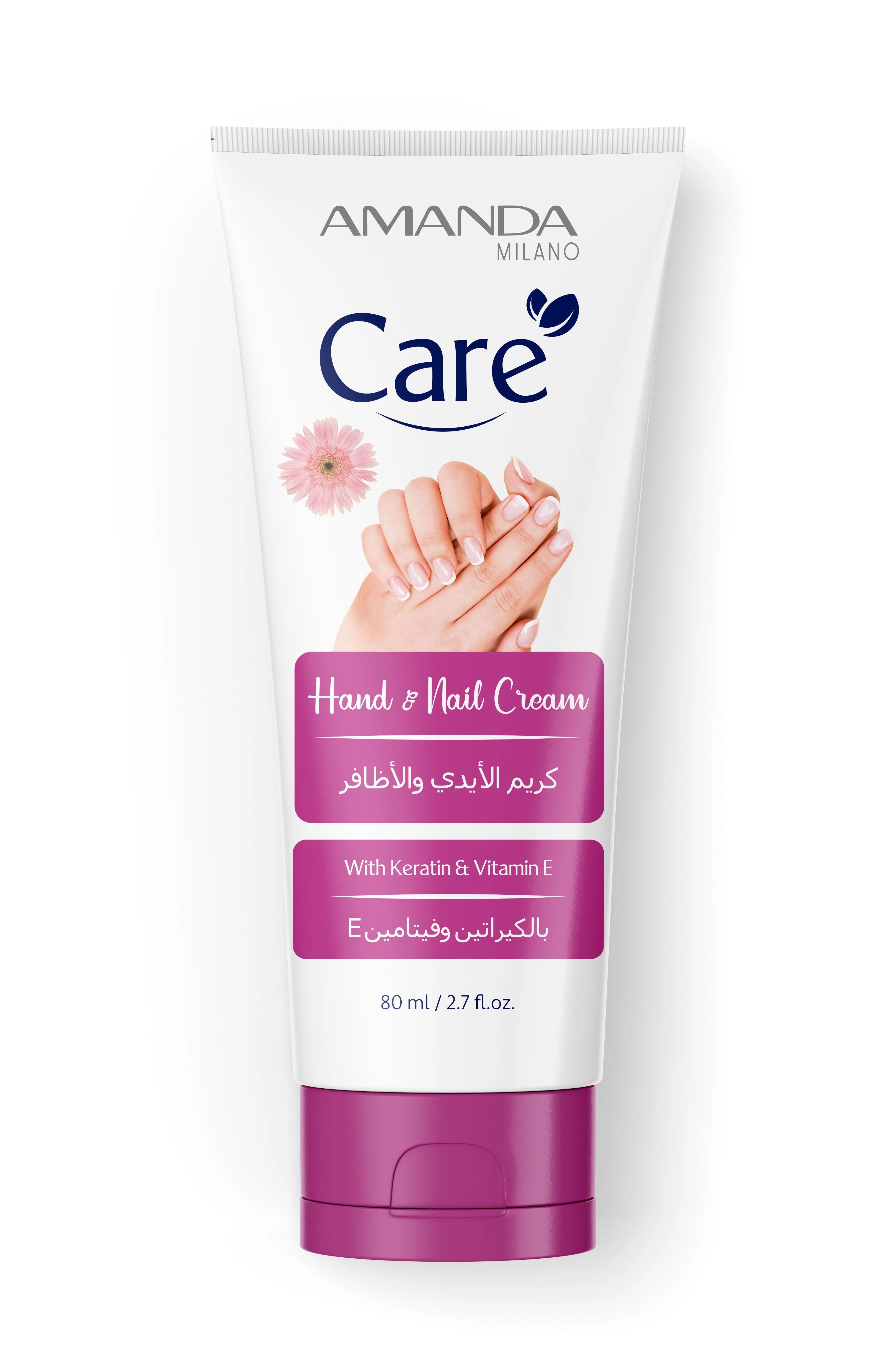 Amanda hand and nail cream with keratin and Vitamin E 80ml