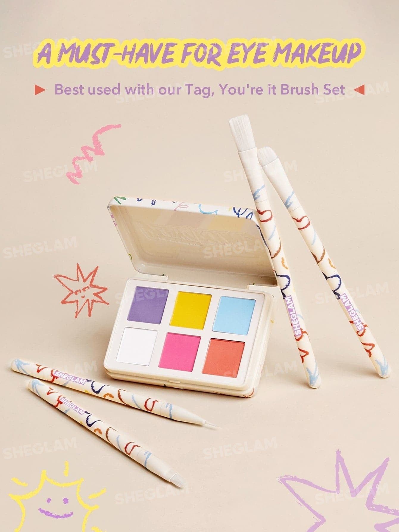 sheglam Merry -Go -Round water -activated shadow palette