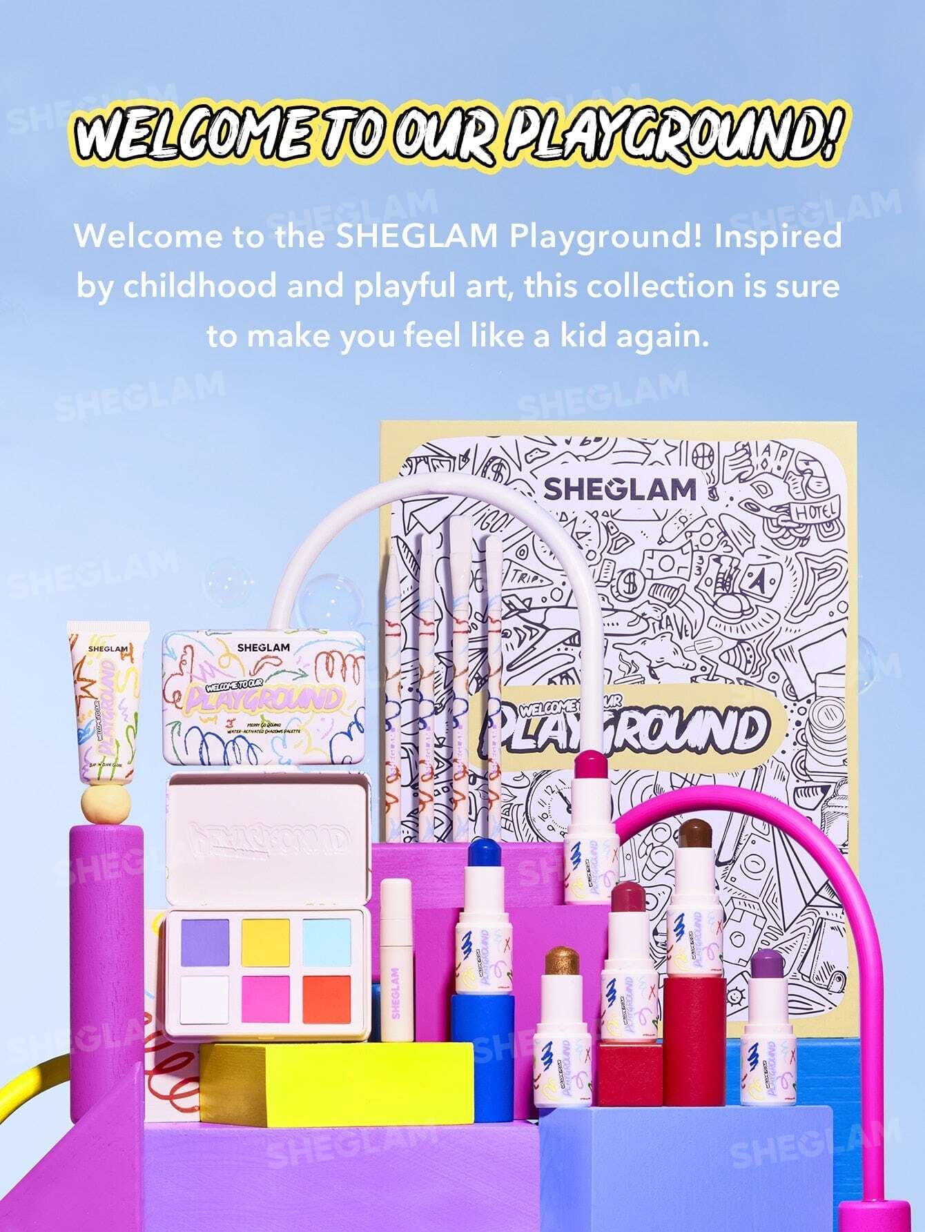 sheglam Merry -Go -Round water -activated shadow palette