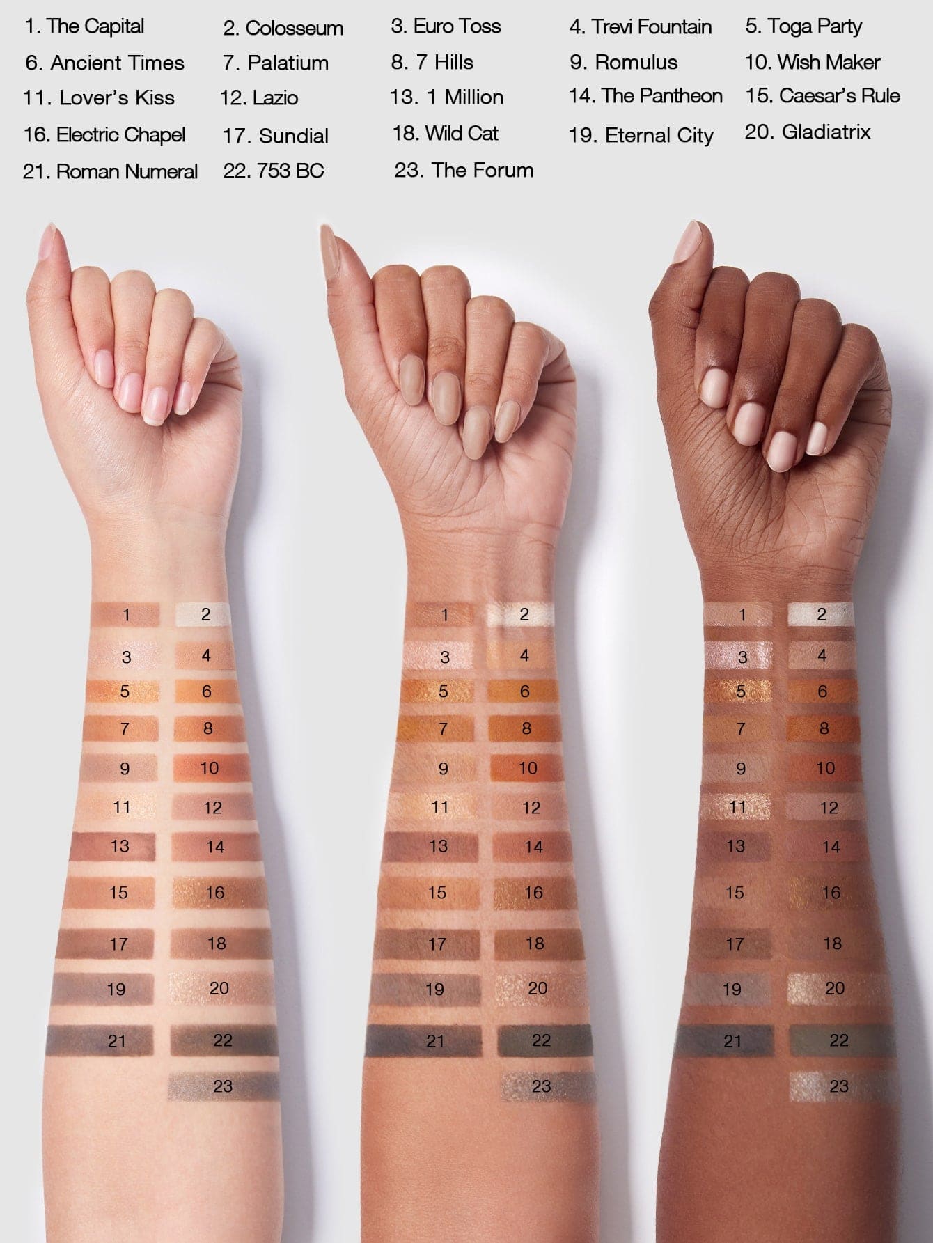 SHEGLAM When In Rome Palette Eyeshadow 23-Clolor