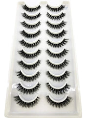 SheIn Eyelashes Set of 10 Pairs of False Eyelashes (LX-8)