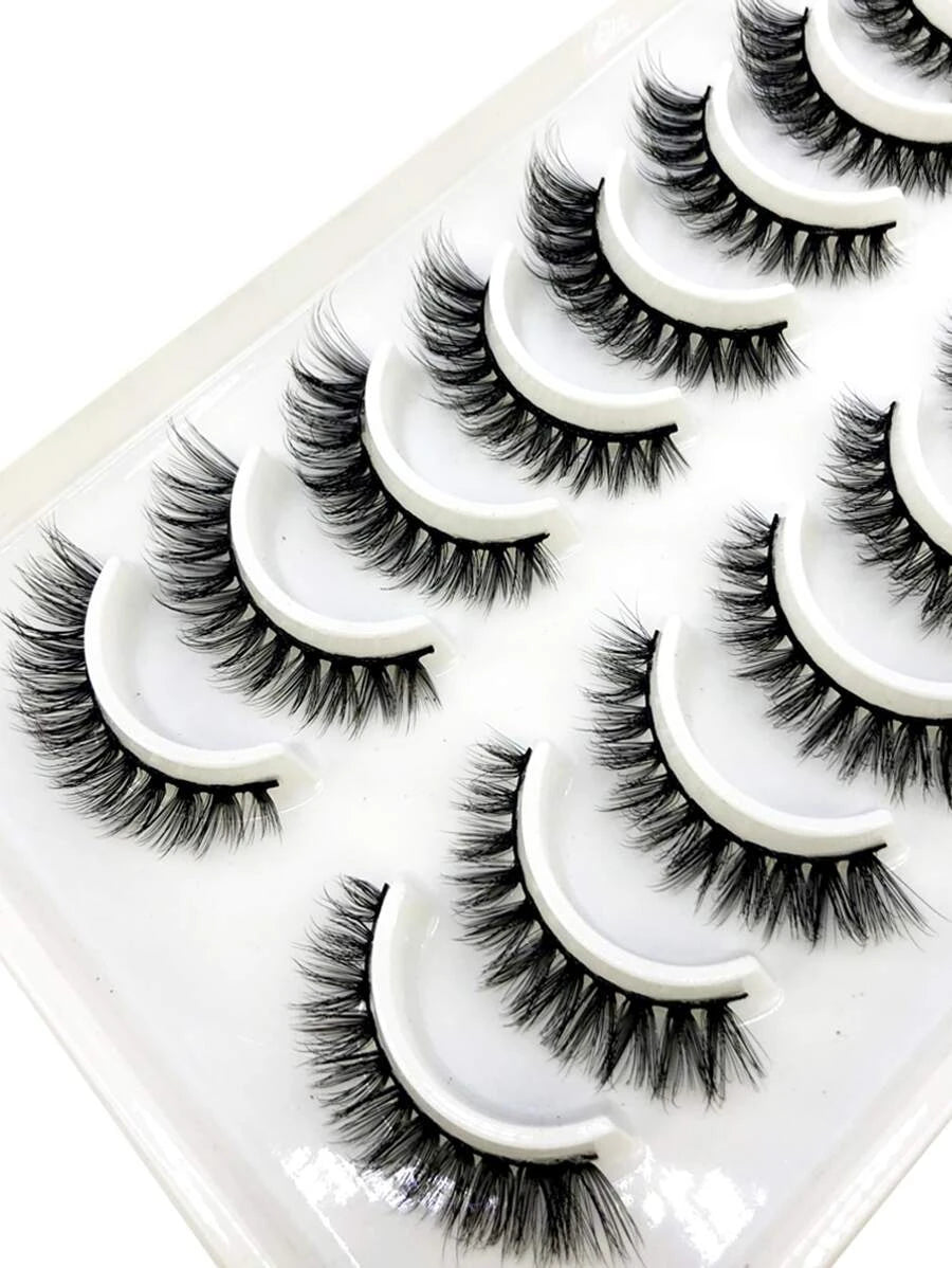 SheIn Eyelashes Set of 10 Pairs of False Eyelashes (LX-8)
